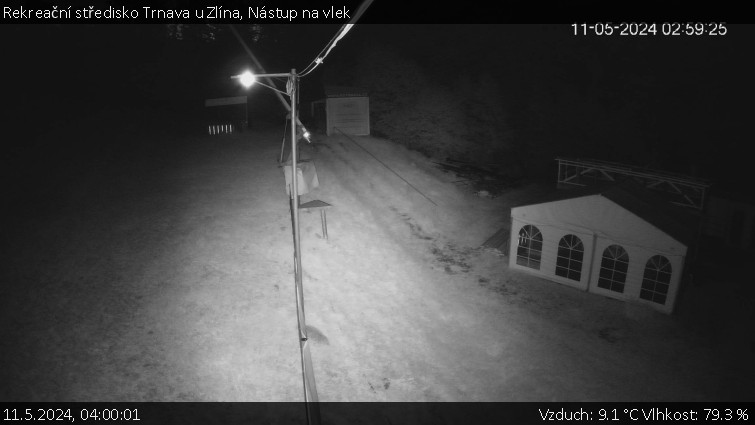 Rekreační středisko Trnava u Zlína - Nástup na vlek - 11.5.2024 v 04:00