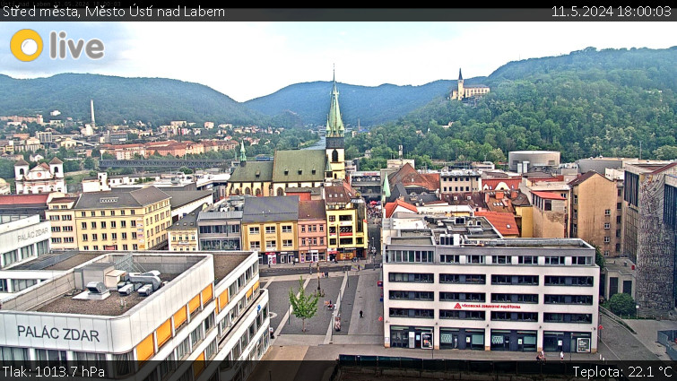 Město Ústí nad Labem - Střed města - 11.5.2024 v 18:00