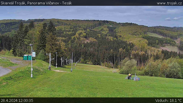 Skiareál Troják - Panorama Vičanov - Tesák - 28.4.2024 v 12:00