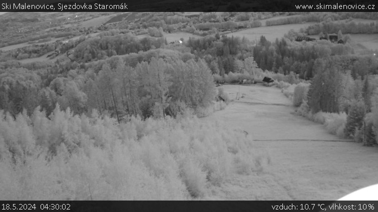 Ski Malenovice - Sjezdovka Staromák - 18.5.2024 v 04:30