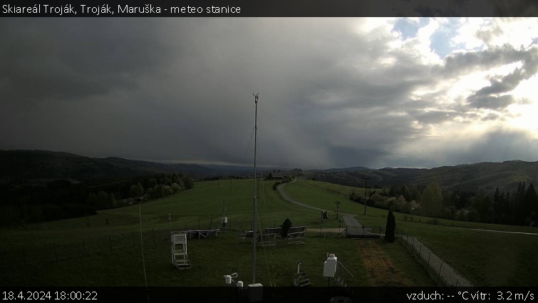 Skiareál Troják - Troják, Maruška - meteo stanice - 18.4.2024 v 18:00