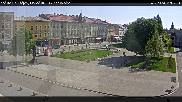 Město Prostějov - Náměstí T. G. Masaryka - 4.5.2024 v 09:02