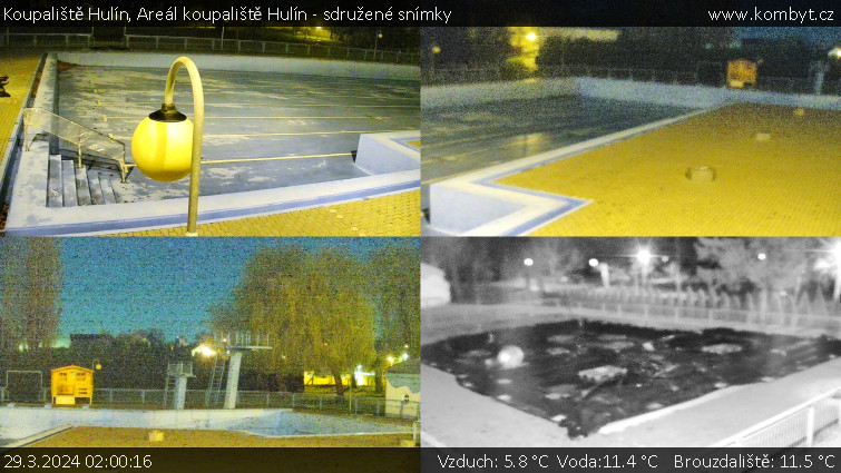 Koupaliště Hulín - Areál koupaliště Hulín - sdružené snímky - 29.3.2024 v 02:00