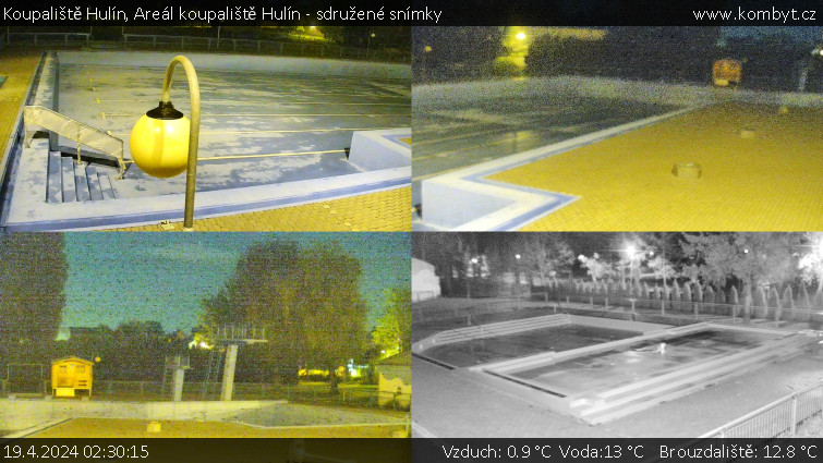 Koupaliště Hulín - Areál koupaliště Hulín - sdružené snímky - 19.4.2024 v 02:30