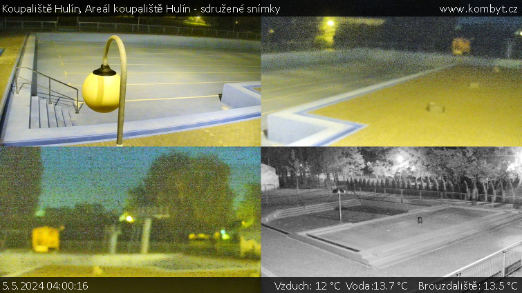 Koupaliště Hulín - Areál koupaliště Hulín - sdružené snímky - 5.5.2024 v 04:00