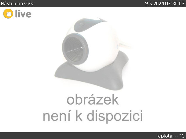 Snimek webkamery ve Ski parku Osvětimany