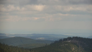 Horský hotel Volareza - Praděd - Panorama do údolí - 26.4.2024 v 12:00