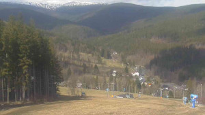 Ski Karlov - areál Karlov - Sjezdovky V Javořinách a Rodinná - 28.3.2024 v 12:01