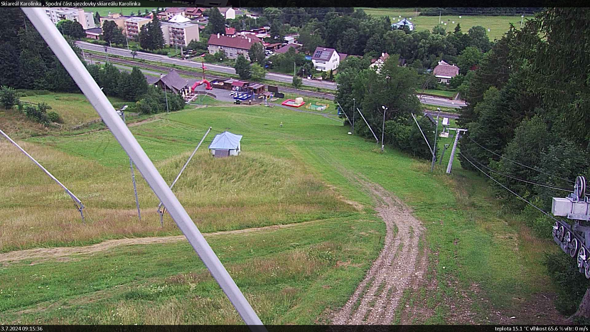 Webkamera ski areál Karolinka