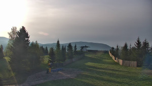 Ski areál Branná - Výstup z lanovky - 23.4.2024 v 07:00