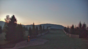 Ski areál Branná - Výstup z lanovky - 26.4.2024 v 05:00