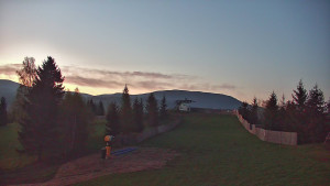 Ski areál Branná - Výstup z lanovky - 27.4.2024 v 05:00