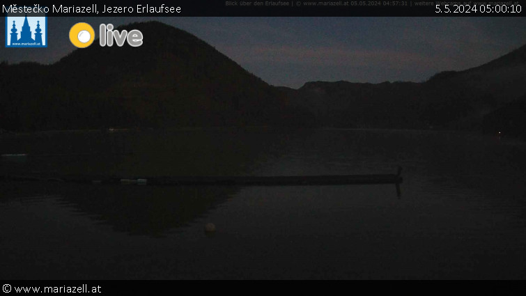 Městečko Mariazell - Jezero Erlaufsee - 5.5.2024 v 05:00