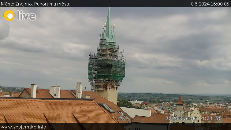 Město Znojmo - Panorama města - 8.5.2024 v 16:00