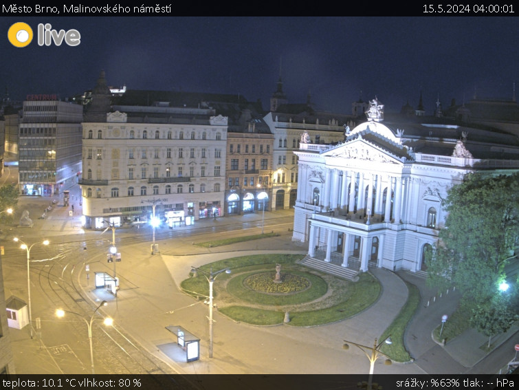 Město Brno - Malinovského náměstí - 15.5.2024 v 04:00