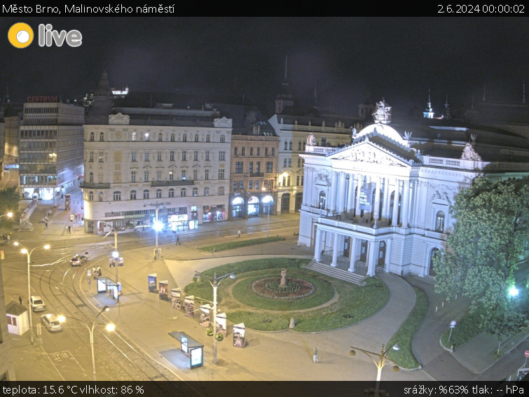 Město Brno - Malinovského náměstí - 2.6.2024 v 00:00