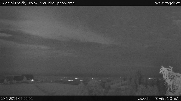 Skiareál Troják - Troják, Maruška - panorama - 20.5.2024 v 04:00
