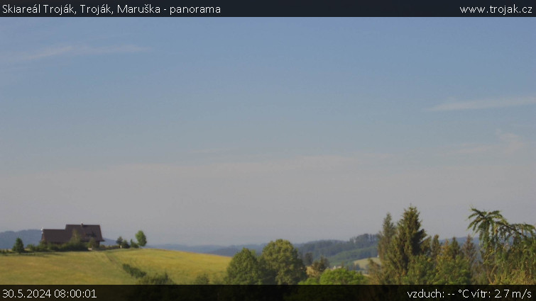 Skiareál Troják - Troják, Maruška - panorama - 30.5.2024 v 08:00