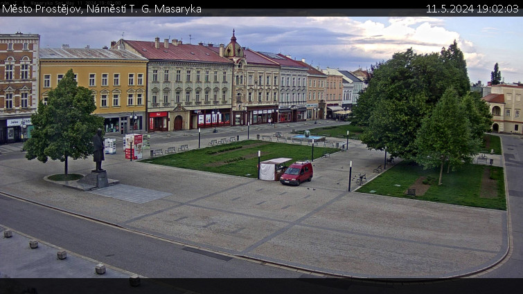 Město Prostějov - Náměstí T. G. Masaryka - 11.5.2024 v 19:02
