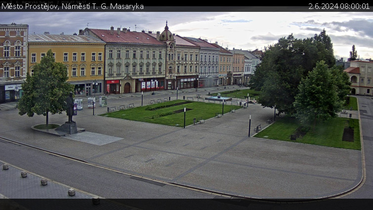 Město Prostějov - Náměstí T. G. Masaryka - 2.6.2024 v 08:00