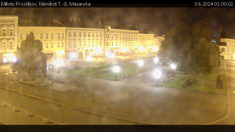 Město Prostějov - Náměstí T. G. Masaryka - 3.6.2024 v 01:00