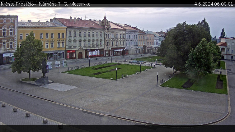 Město Prostějov - Náměstí T. G. Masaryka - 4.6.2024 v 06:00