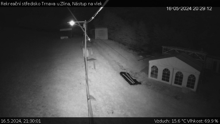 Rekreační středisko Trnava u Zlína - Nástup na vlek - 16.5.2024 v 21:30