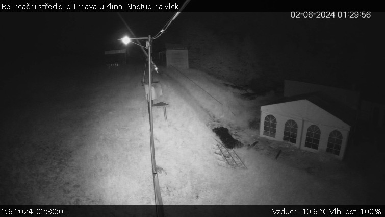 Rekreační středisko Trnava u Zlína - Nástup na vlek - 2.6.2024 v 02:30