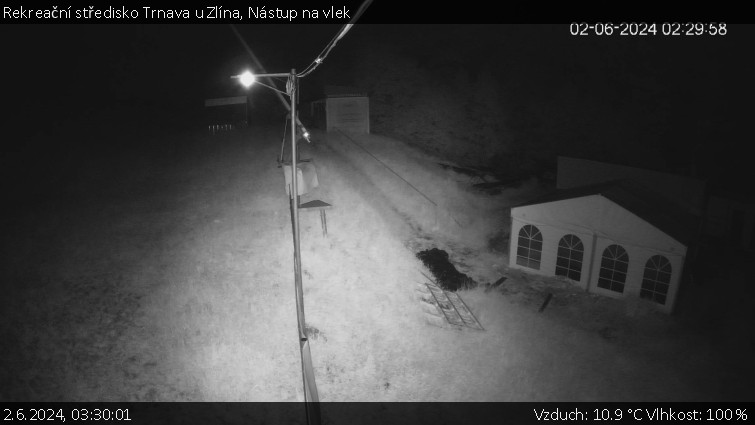 Rekreační středisko Trnava u Zlína - Nástup na vlek - 2.6.2024 v 03:30
