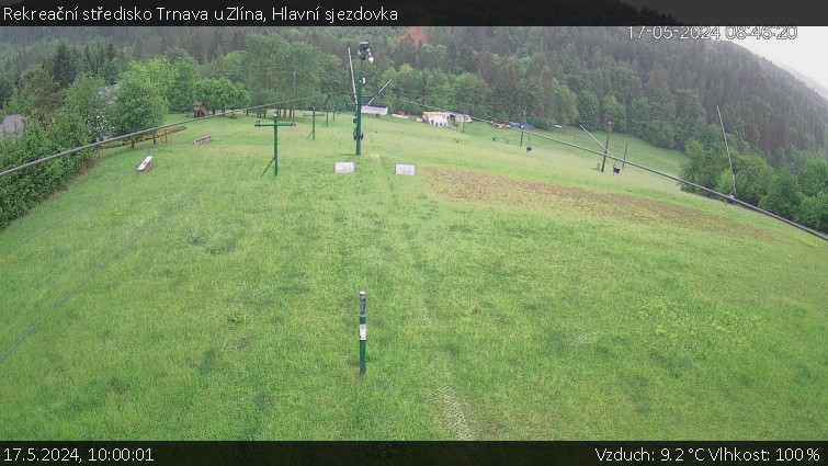 Rekreační středisko Trnava u Zlína - Hlavní sjezdovka - 17.5.2024 v 10:00