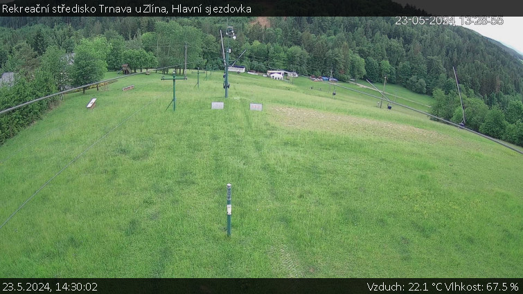 Rekreační středisko Trnava u Zlína - Hlavní sjezdovka - 23.5.2024 v 14:30