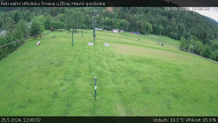 Rekreační středisko Trnava u Zlína - Hlavní sjezdovka - 25.5.2024 v 12:00