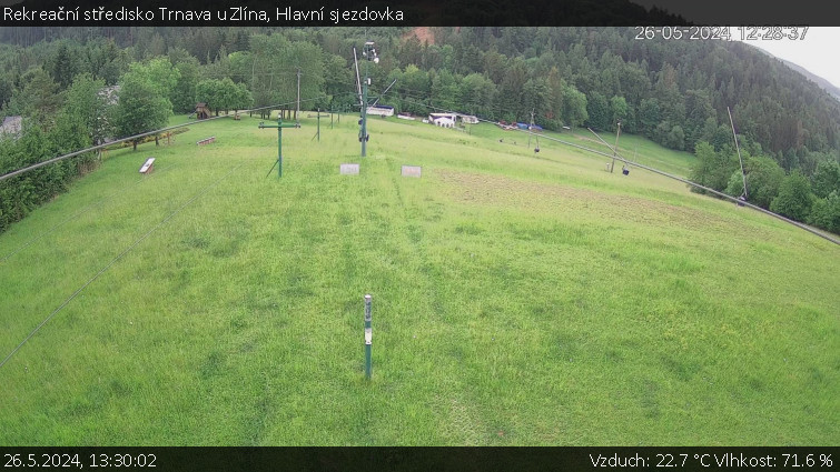 Rekreační středisko Trnava u Zlína - Hlavní sjezdovka - 26.5.2024 v 13:30