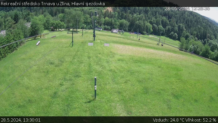 Rekreační středisko Trnava u Zlína - Hlavní sjezdovka - 28.5.2024 v 13:30