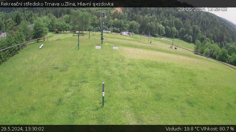 Rekreační středisko Trnava u Zlína - Hlavní sjezdovka - 29.5.2024 v 13:30