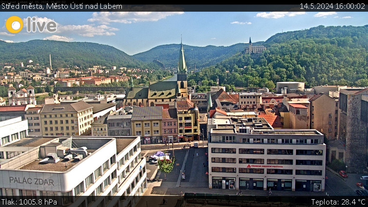 Město Ústí nad Labem - Střed města - 14.5.2024 v 16:00
