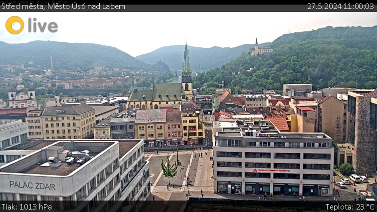 Město Ústí nad Labem - Střed města - 27.5.2024 v 11:00