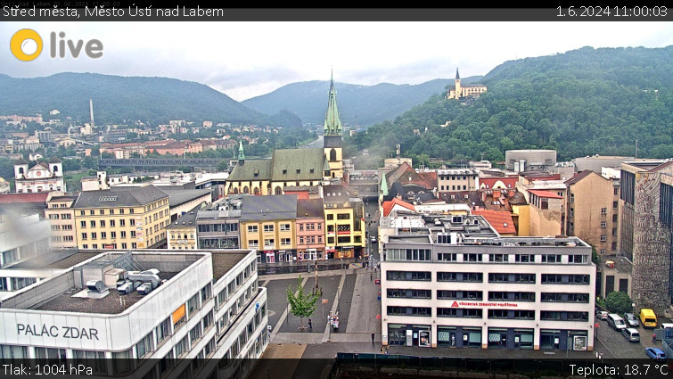 Město Ústí nad Labem - Střed města - 1.6.2024 v 11:00