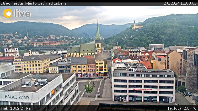 Město Ústí nad Labem - Střed města - 2.6.2024 v 11:00