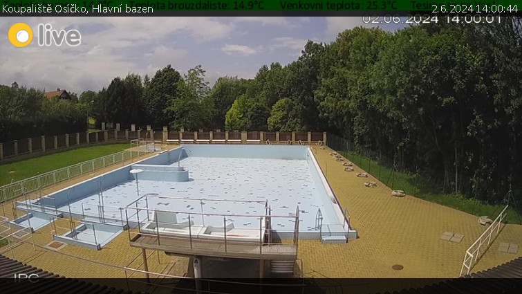 Koupaliště Osíčko - Hlavní bazen - 2.6.2024 v 14:00
