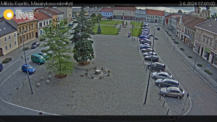 Město Kojetín - Masarykovo náměstí - 2.6.2024 v 07:00