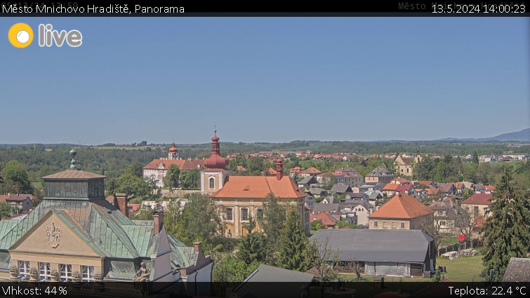 Město Mnichovo Hradiště - Panorama Mnichova Hradiště - 13.5.2024 v 14:00