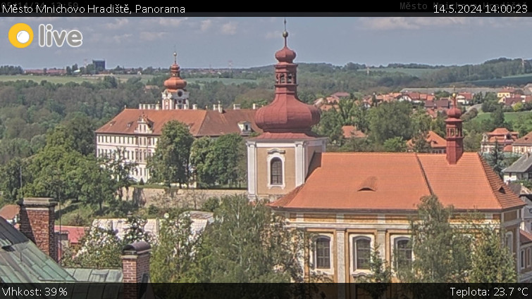 Město Mnichovo Hradiště - Panorama Mnichova Hradiště - 14.5.2024 v 14:00