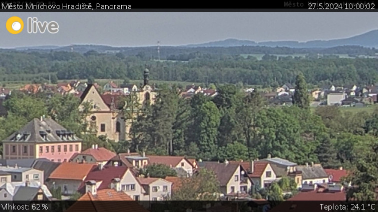 Město Mnichovo Hradiště - Panorama Mnichova Hradiště - 27.5.2024 v 10:00
