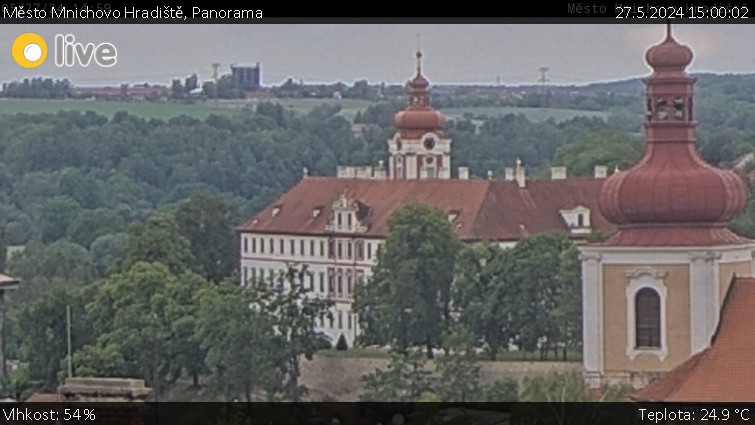Město Mnichovo Hradiště - Panorama Mnichova Hradiště - 27.5.2024 v 15:00