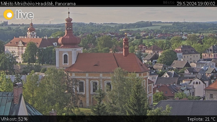 Město Mnichovo Hradiště - Panorama Mnichova Hradiště - 29.5.2024 v 19:00