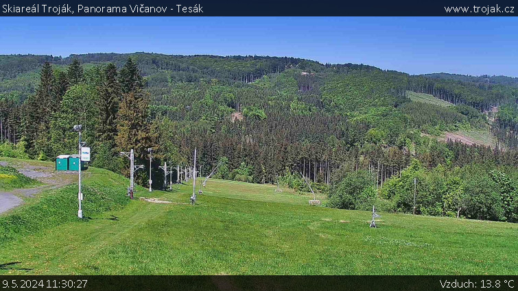 Skiareál Troják - Panorama Vičanov - Tesák - 9.5.2024 v 11:30