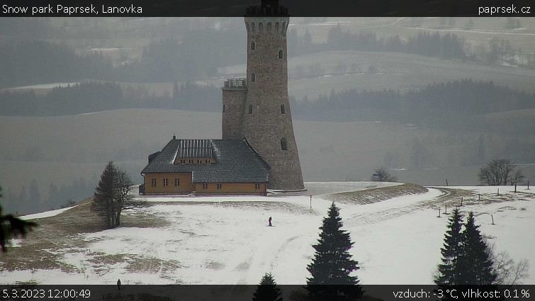 Snow park Paprsek - Lanovka - 5.3.2023 v 12:00