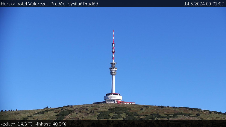 Horský hotel Volareza - Praděd - Vysílač Praděd - 14.5.2024 v 09:01