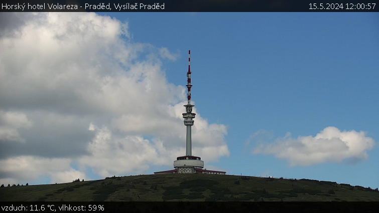 Horský hotel Volareza - Praděd - Vysílač Praděd - 15.5.2024 v 12:00